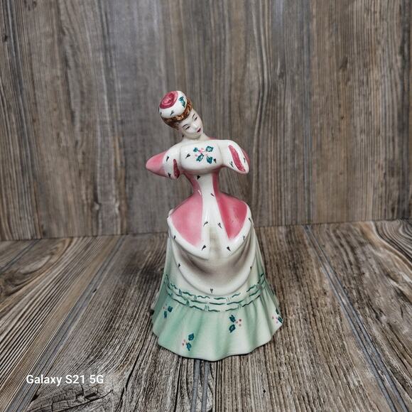 1950's Original Goldscheider White Christmas Figurine Peggy Porcher Fine China - Picture 1 of 6